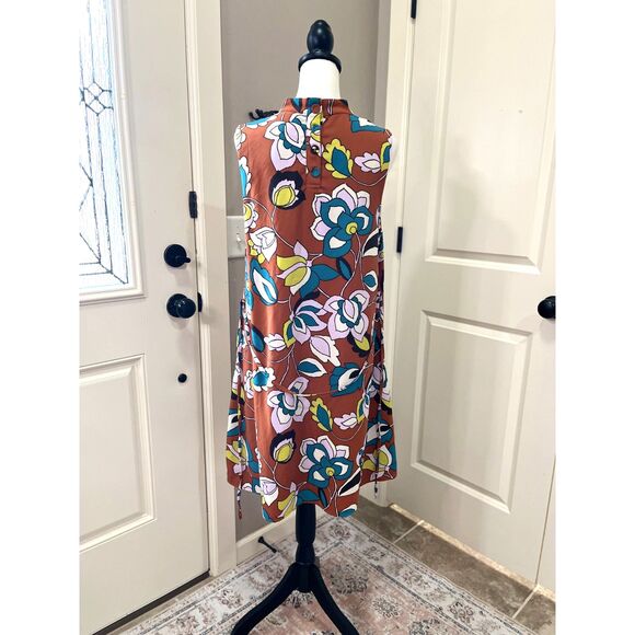 ModCloth In With Excitement Retro Floral Sleeveless Dress – Size L - Picture 5 of 11